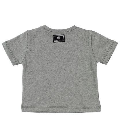 Young Versace T-shirt - Gråmeleret m. R?d/Bl?