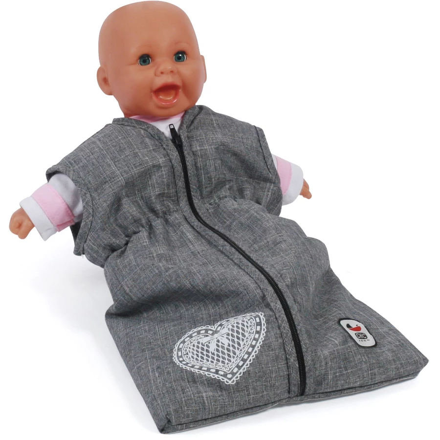 BAYER CHIC 2000 Puppen-Schlafsack Jeans grey