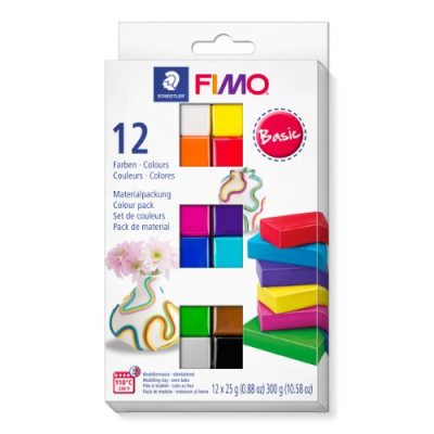 Staedtler Fimo Soft Basic Modelling Clay : Pack of 12