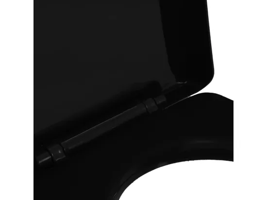Abattant WC à fermeture noire 46 x 36.5 x 36.5 cm 02_0002914