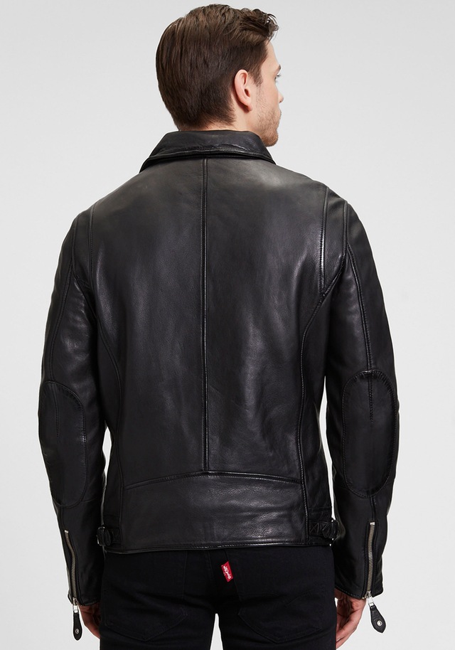 Mauritius Lederjacke »Mavric SF NSLV« im Biker-Style, asymetrischer Reissverschluss, Nieten