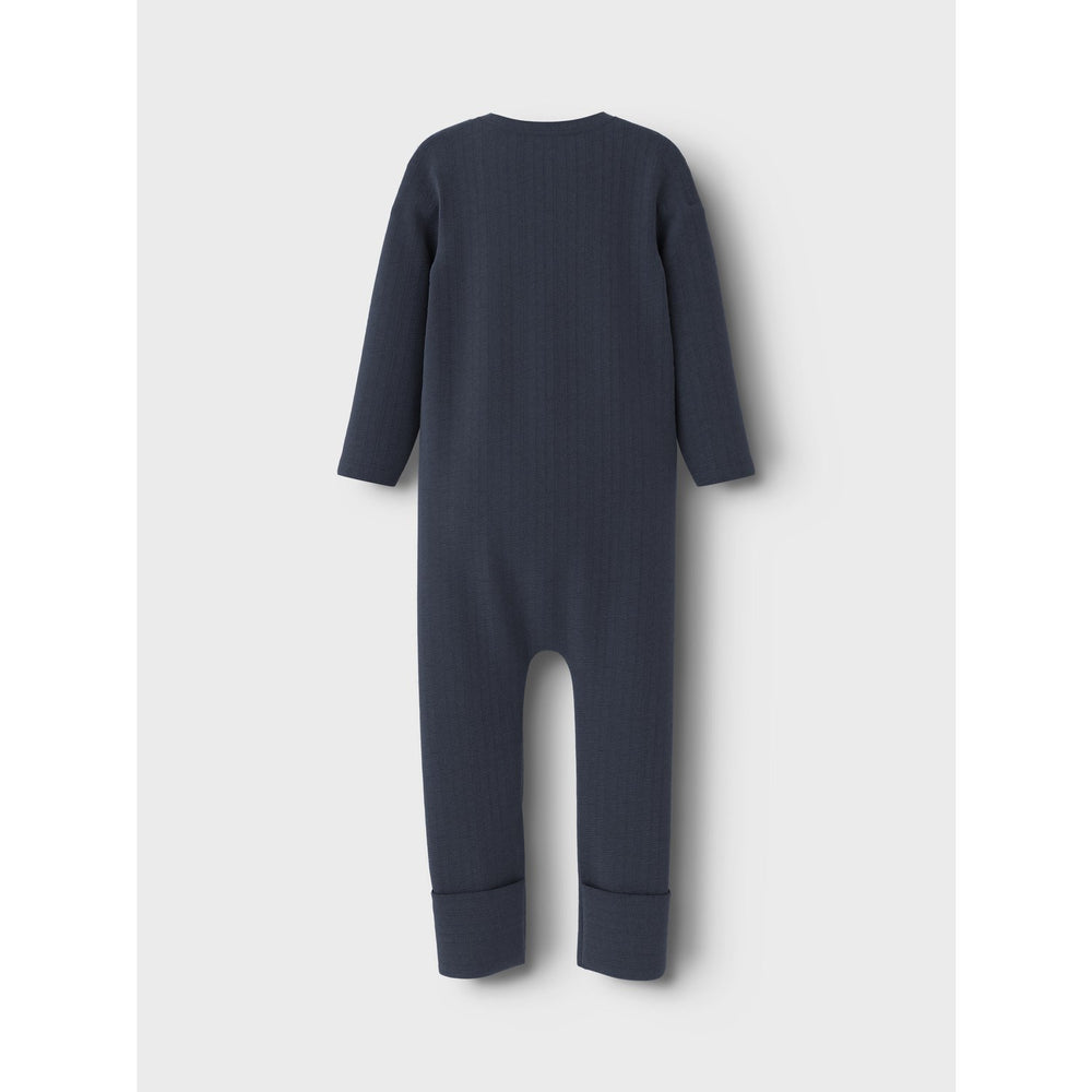 Køb Name It Ombre Blue Wang Uld Needle Natdragt Solid Noos