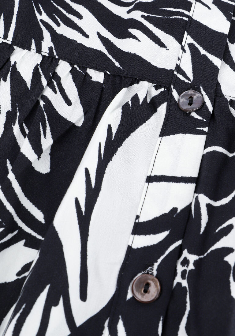 SUMMUM zwarte summum maxi jurk dress two tone flower