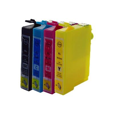 Cartouche compatible Epson T0556 Canard - pack de 4 - noir, jaune, cyan, magenta - Switch
