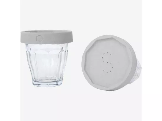 HABITAT - Salière et poivrière en verre - Gris - Design by 5.5 pour Designerbox - Picardie