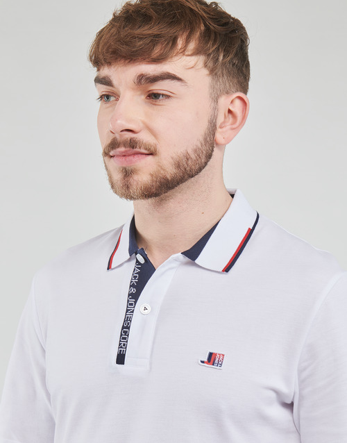 Jack & Jones - JCOLOGAN POLO SS - Blanc