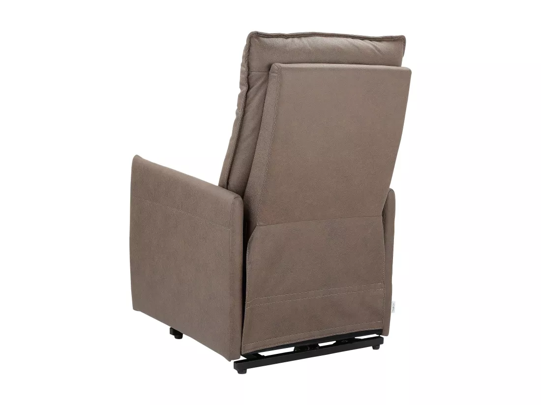 Marko | Fauteuil inclinable électrique et relevable en PU cappucino