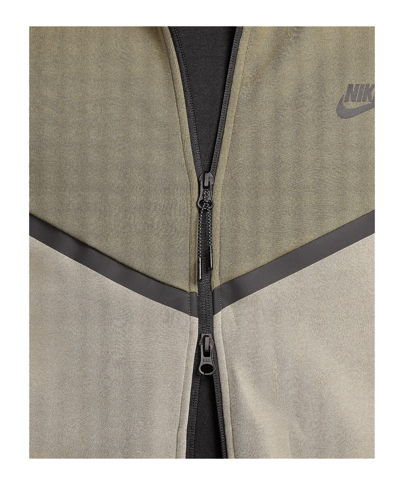 Nike Tech Fleece Full-Zip Windrunner Kapuzenjacke Grün F222