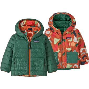 Patagonia Baby Reversible Down Sweater Hoody Daunenjacke Mirage: Redtail Rust Kinder