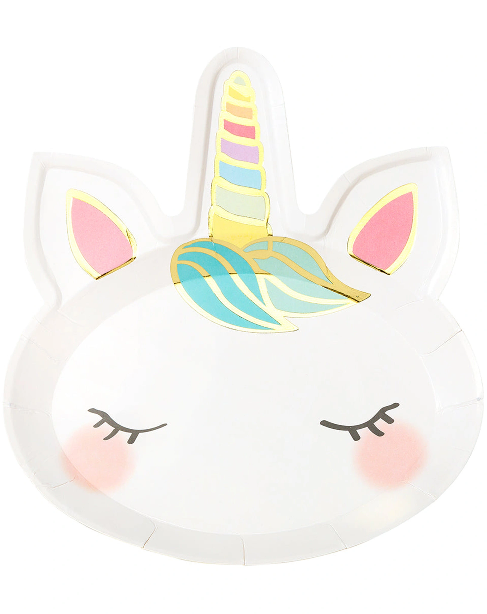 Pappteller UNICORN FACE 8er Pack