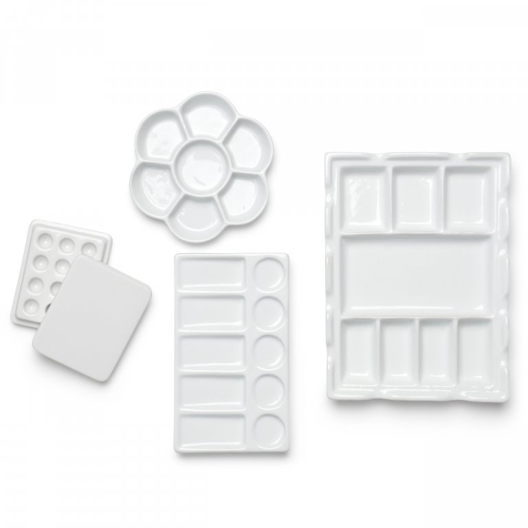 Porzellanpalette weiß