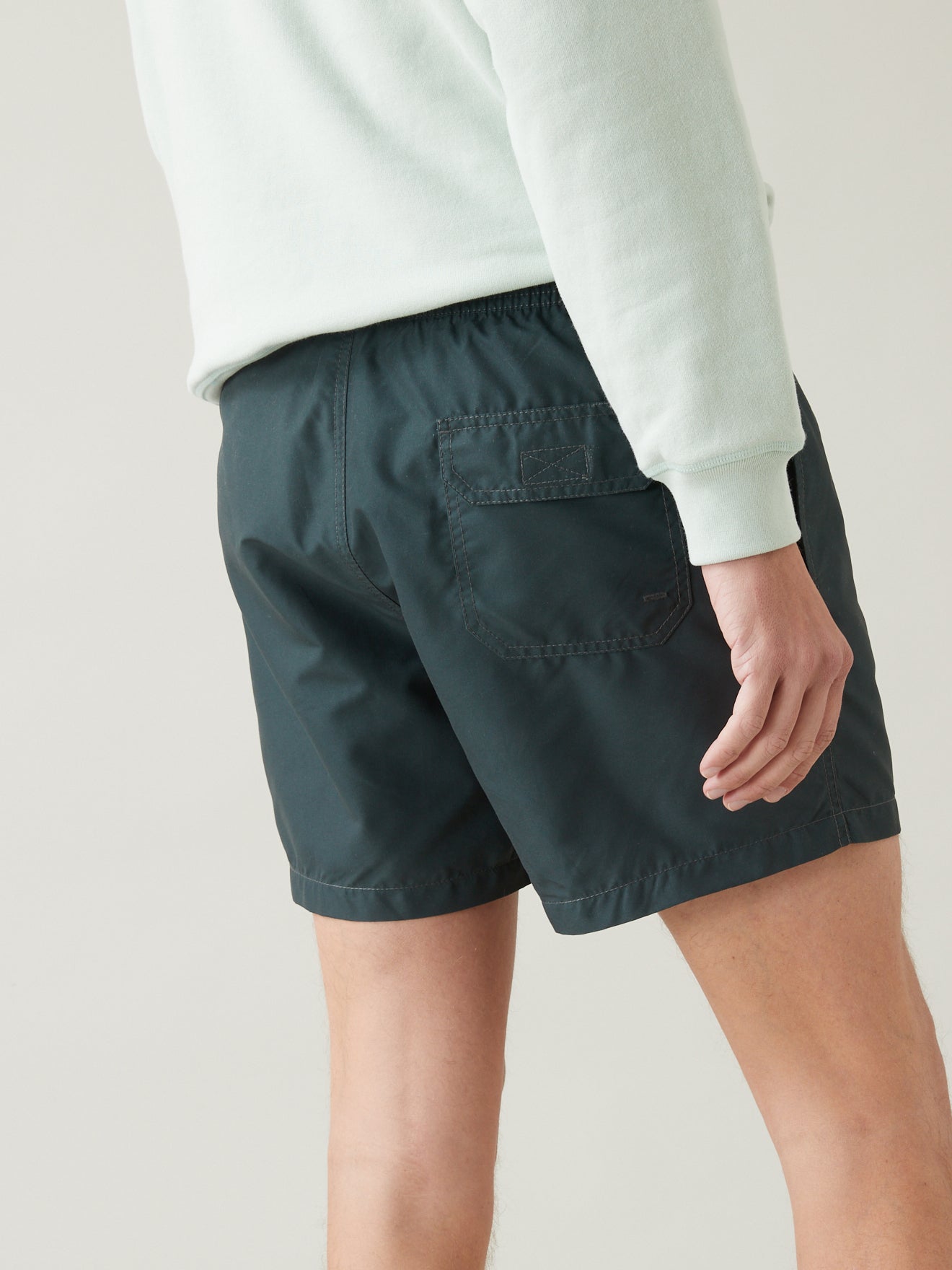 Short de bain uni homme fibre recyclée