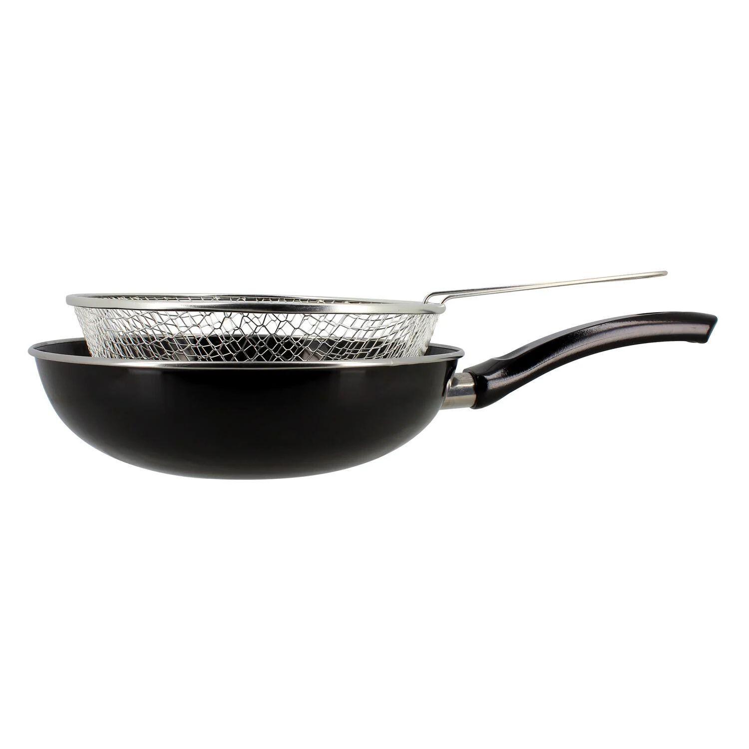 POELE A FRIRE NOIR 26CM