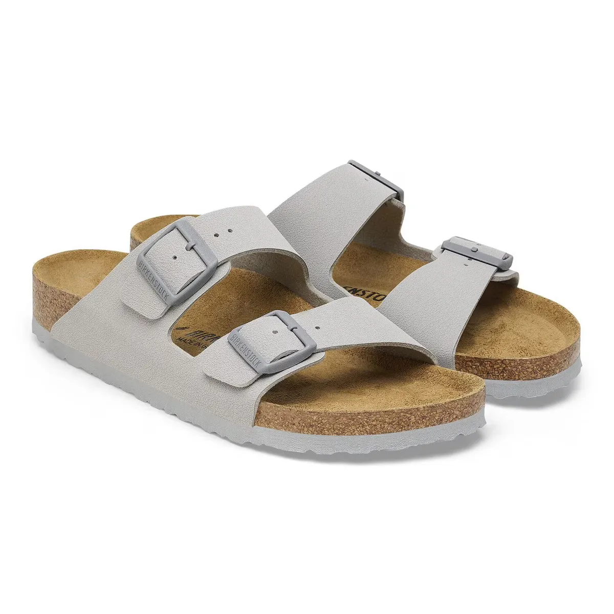 Birkenstock Unisex Arizona Birko-Flor Regular Stone Coin