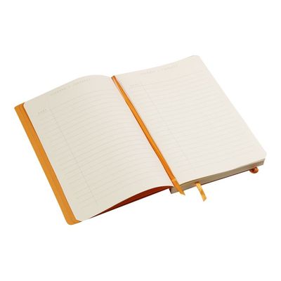 Rhodia Goalbook - Carnet souple A5 - 224 pages numérotées - petits carreaux - saphir