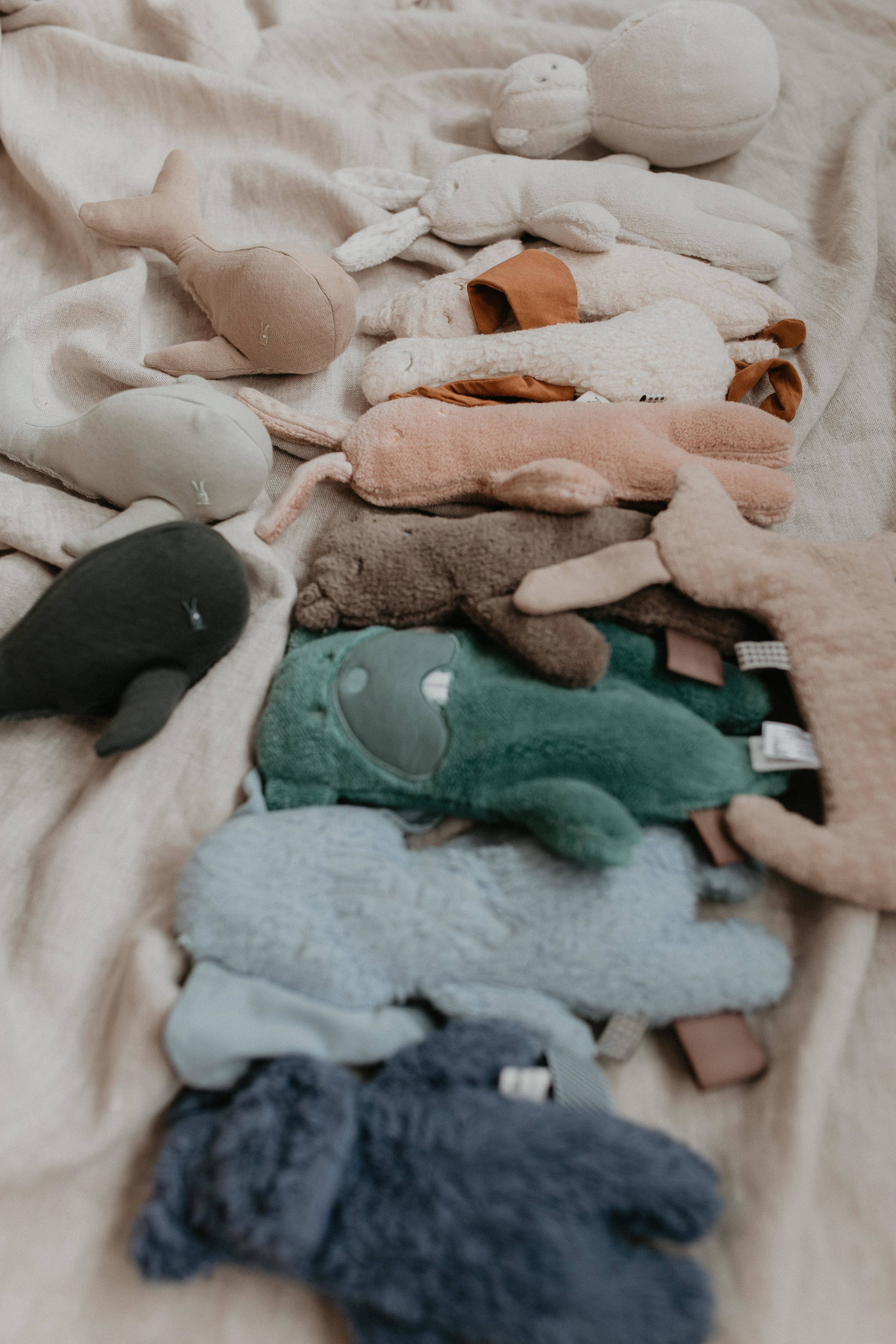 Snoozebaby mystic mint wally whale knuffel 16 cm