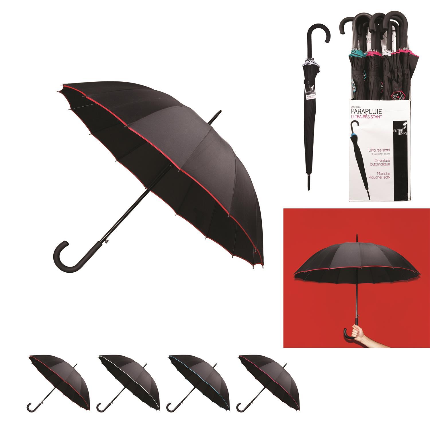PARAPLUIE LONG ULTRA RESISTANT 100CM