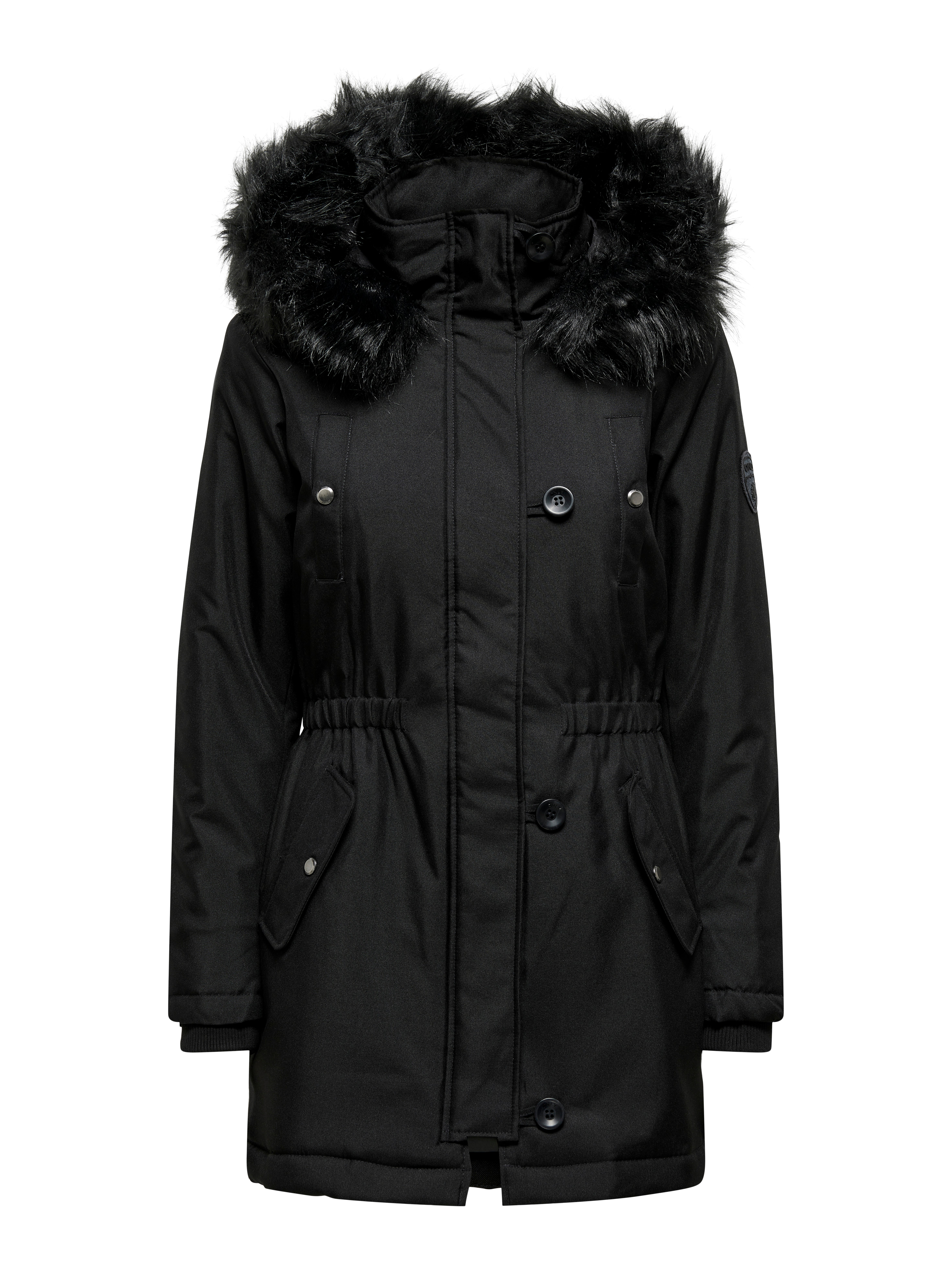 ONLIRIS Langer Parka Black