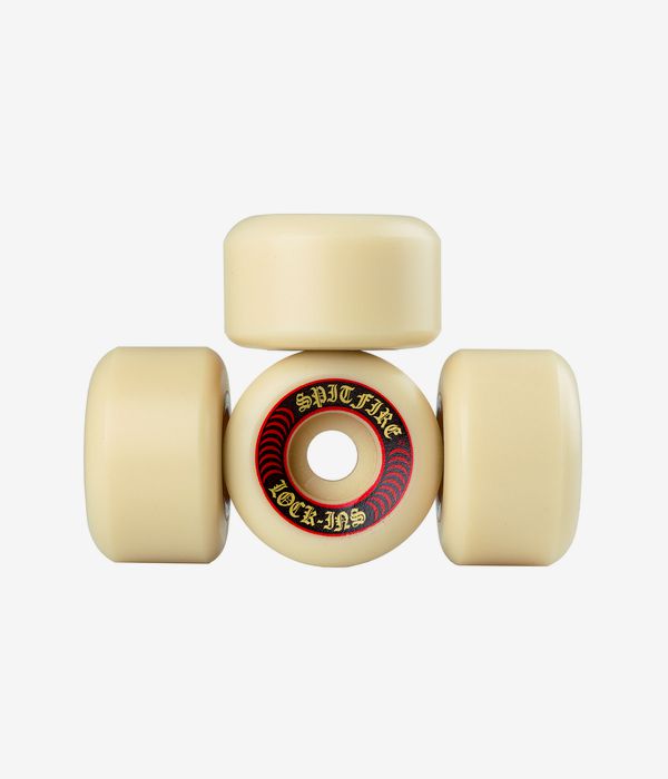 Spitfire Formula Four Lock Ins Rollen (white red) 53mm 101A 4er Pack
