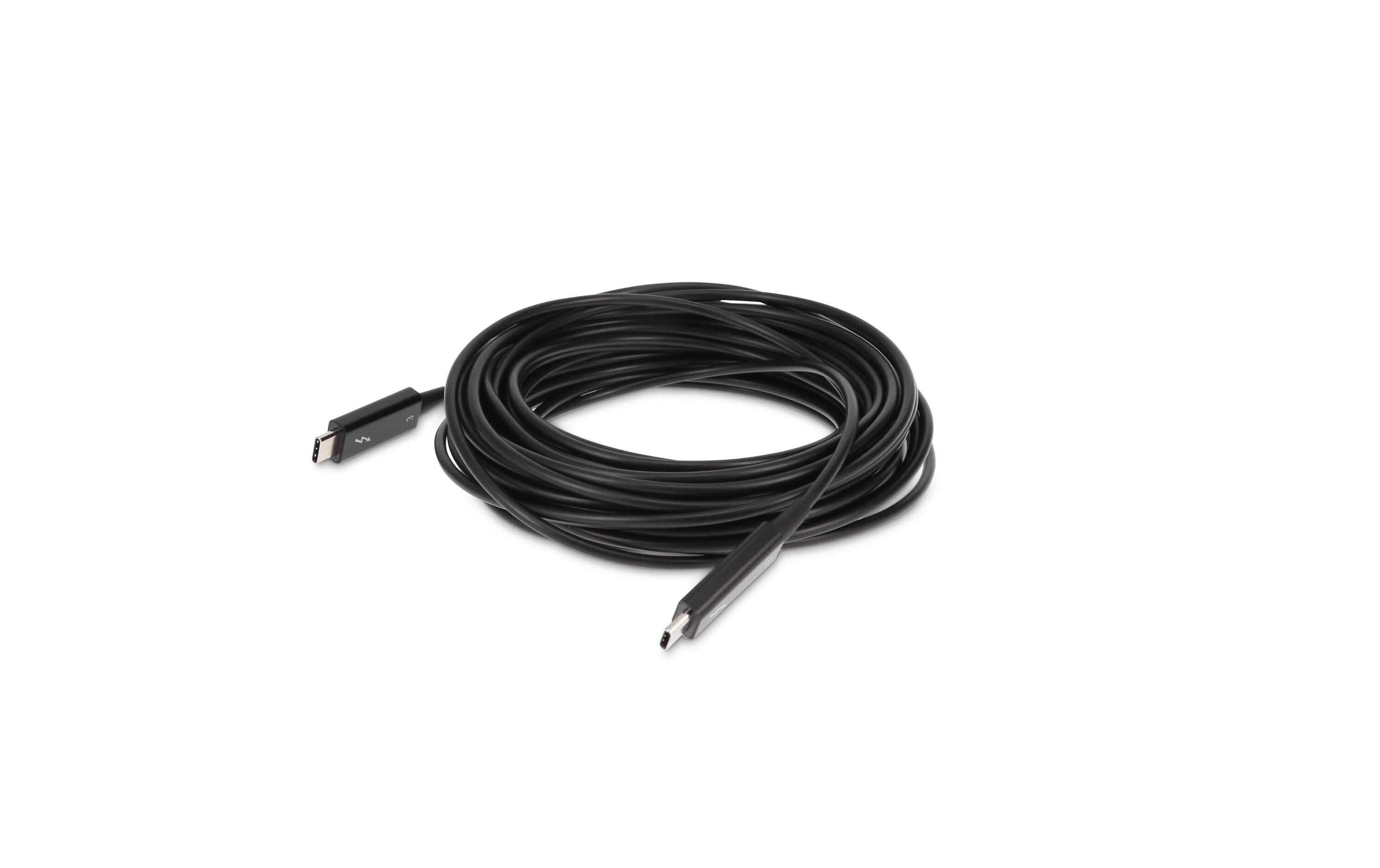Optisches Kabel Thunderbolt 3 - Thunderbolt 3, 10 m, schwarz<br>LMP Thunderbolt 3 optical Kabel – Aktives optisches Thunderbolt Kabel