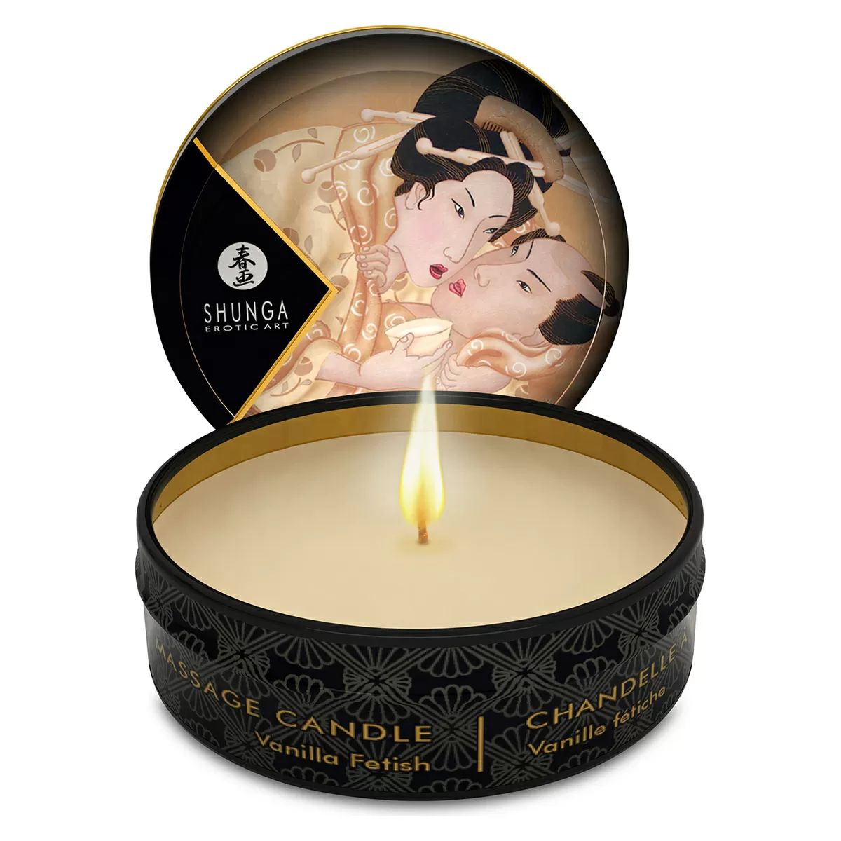 Shunga Mini Massage Candle, Vanilla - 30 ml
