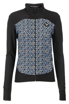 Maillot Manches Longues Femme LeBram Croix de Fer Bleu Ciel Coupe Ajustée