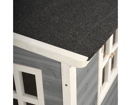EXIT Loft 150 speelhuis, 159 x 188 x 149 cm, hout, grijs