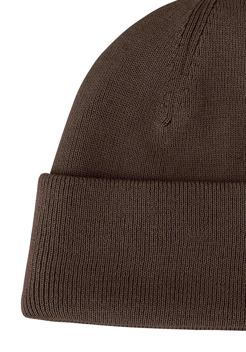 Mela Feinstrickmütze Himmat Dark Brown