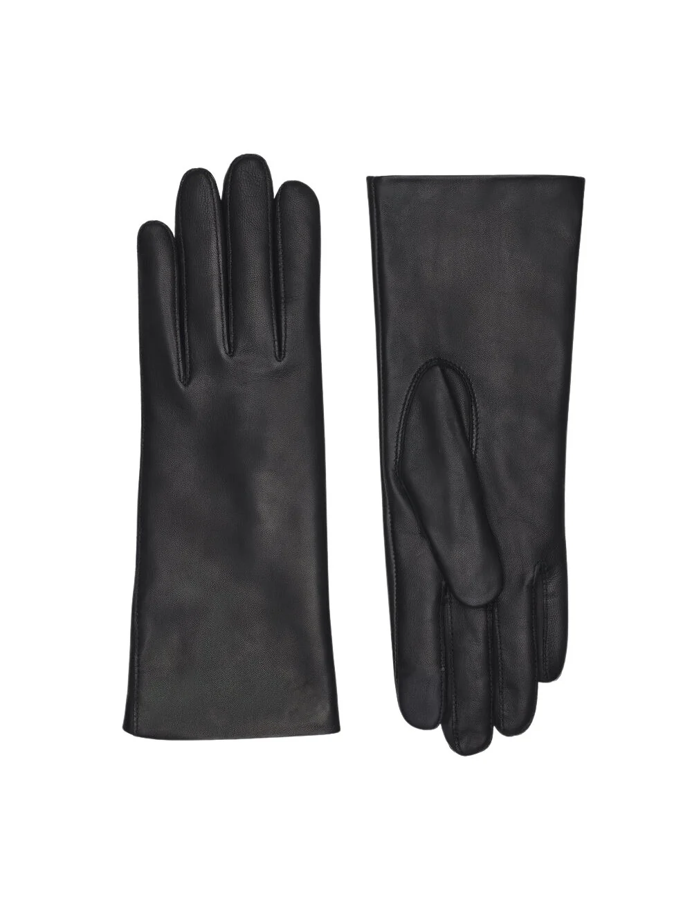 Rhanders Handsker  Full piqué lamb skindhandsker - Sort