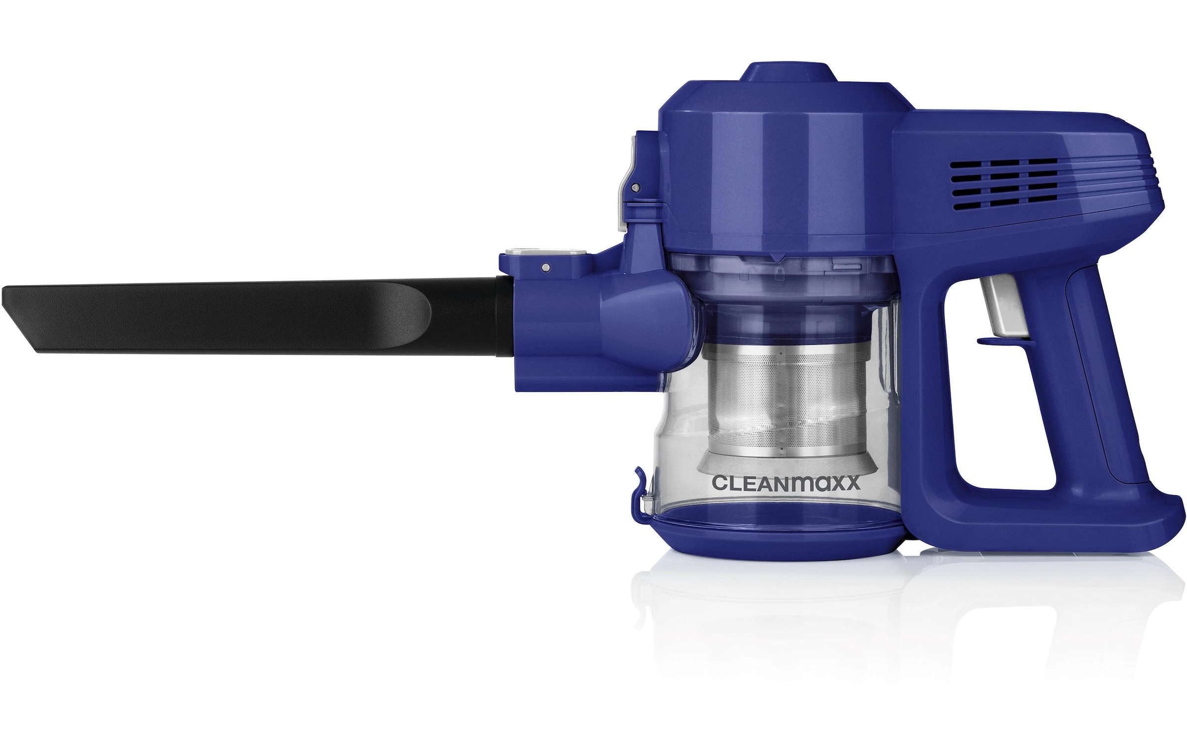 CLEANmaxx Akku-Hand-und Stielstaubsauger »Blau/Silber«