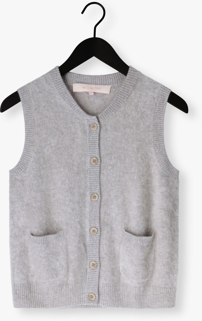 grijze absolut cashmere vest lana