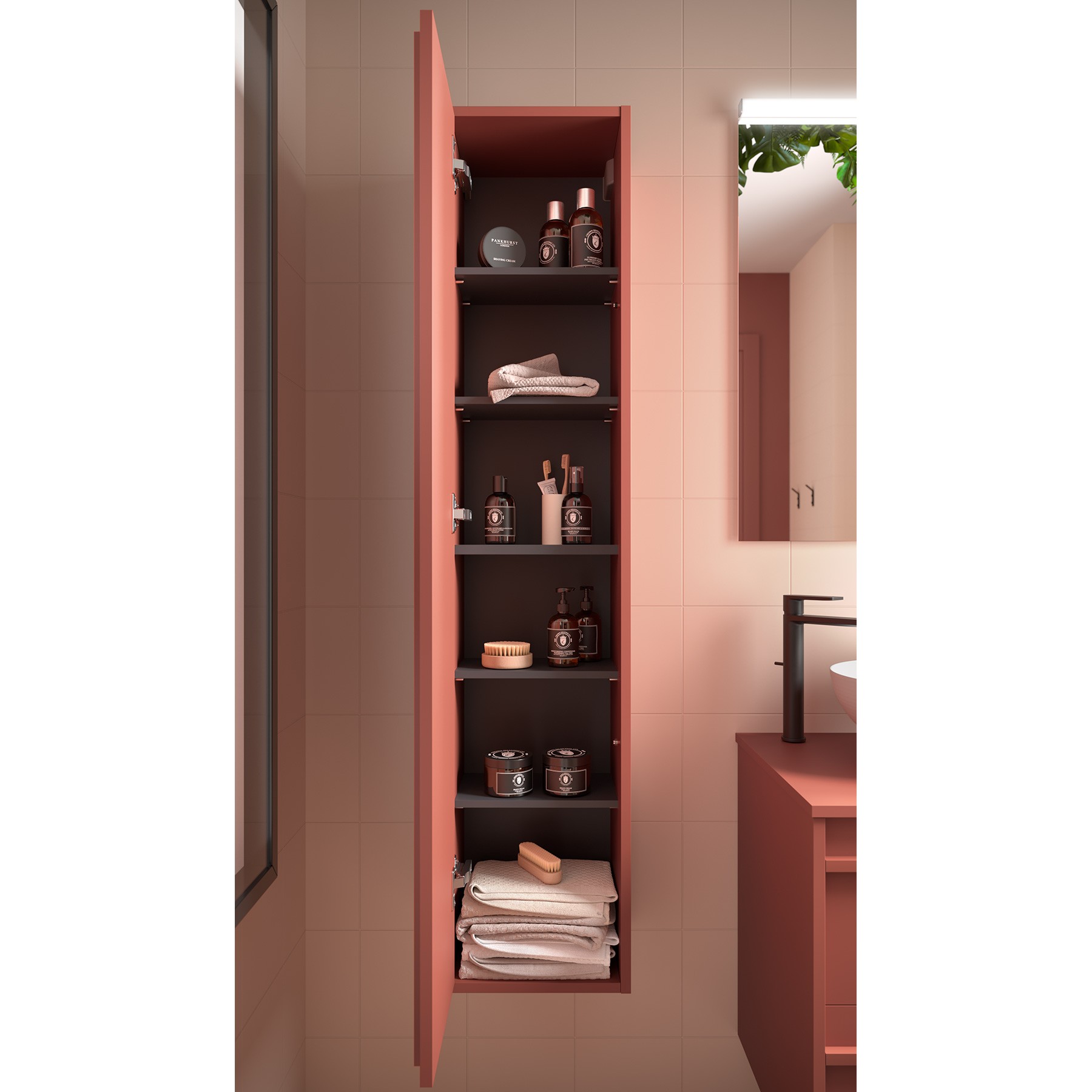 Muebles Resh kolomkast 140cm legergroen