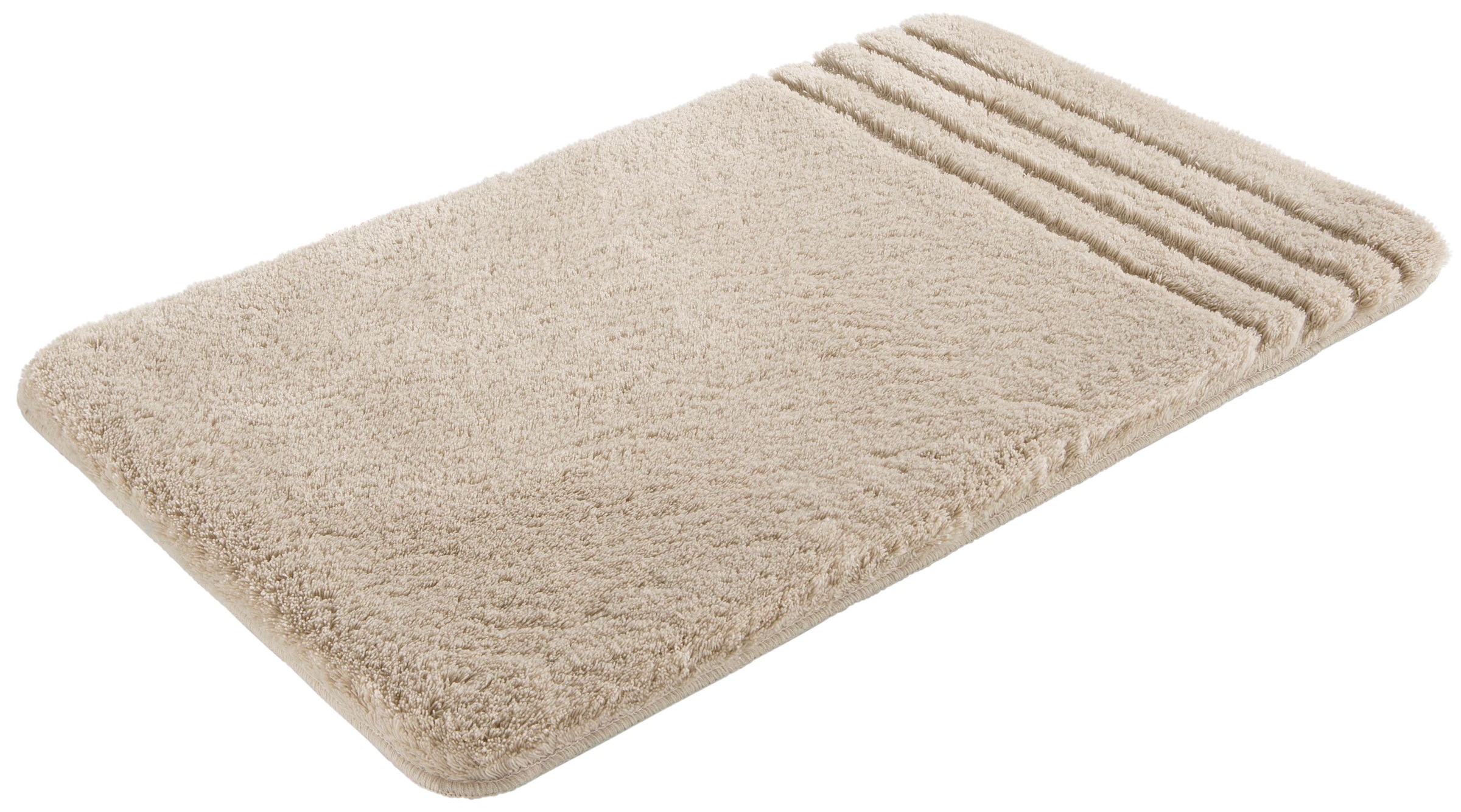 Möve Badematte »Loft, Badvorleger, Badezimmer Teppich« Höhe 30 mm rutschhemmend beschichtet fussbodenheizungsgeeignet | schnell trocknend | strapazierfähig Badteppich, Badematten auch als 2 teiliges Set & rund