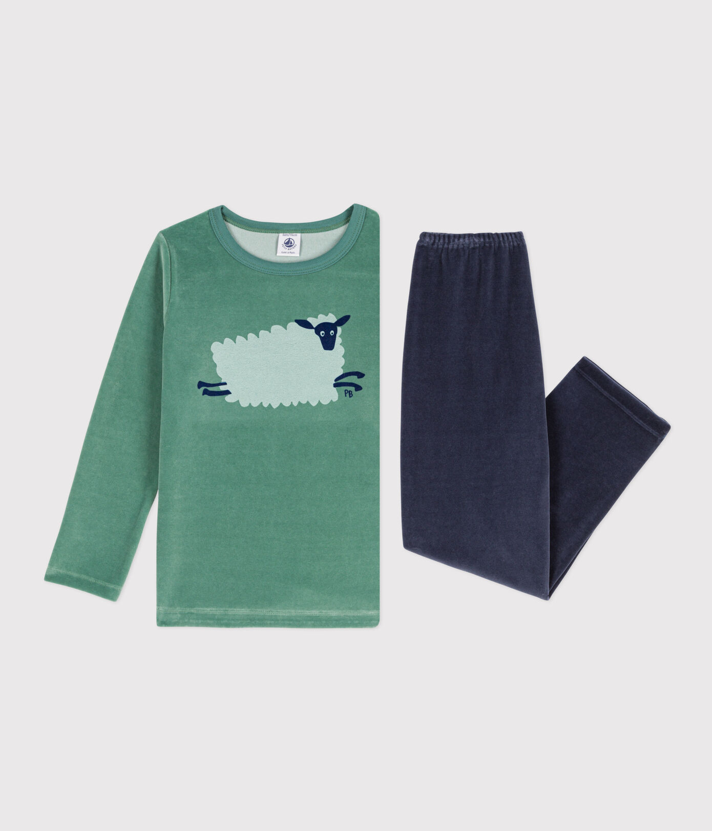 Pyjama petit garçon en velours