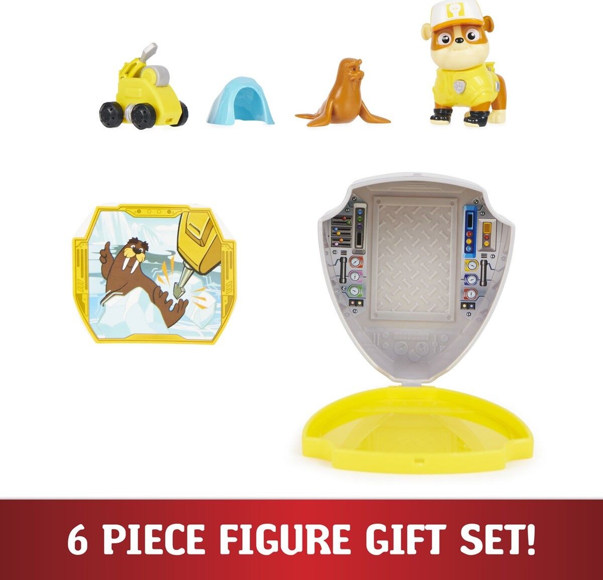Paw Patrol - Rubble Figur Med Tilbehør - Hero Pups
