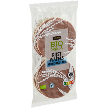 Jumbo Biologisch Rijstwafels Melkchocolade 100 g
