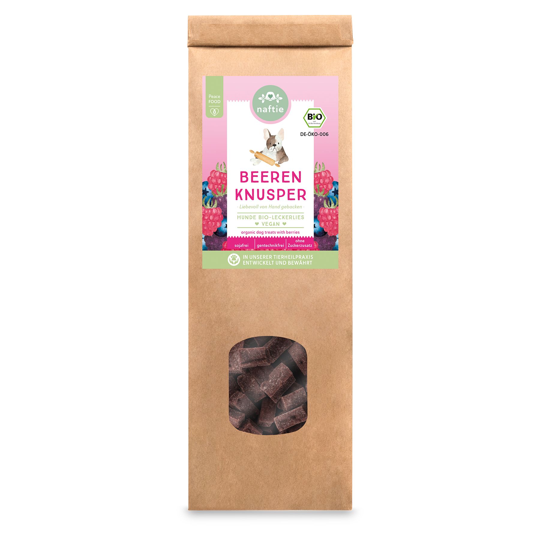 naftie Bio Beeren Knusper für Hunde