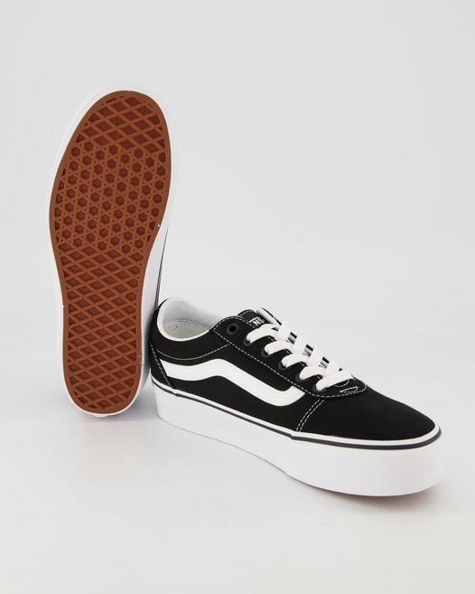 Vans WARD PLATFORM Schnürschuhe in Schwarz