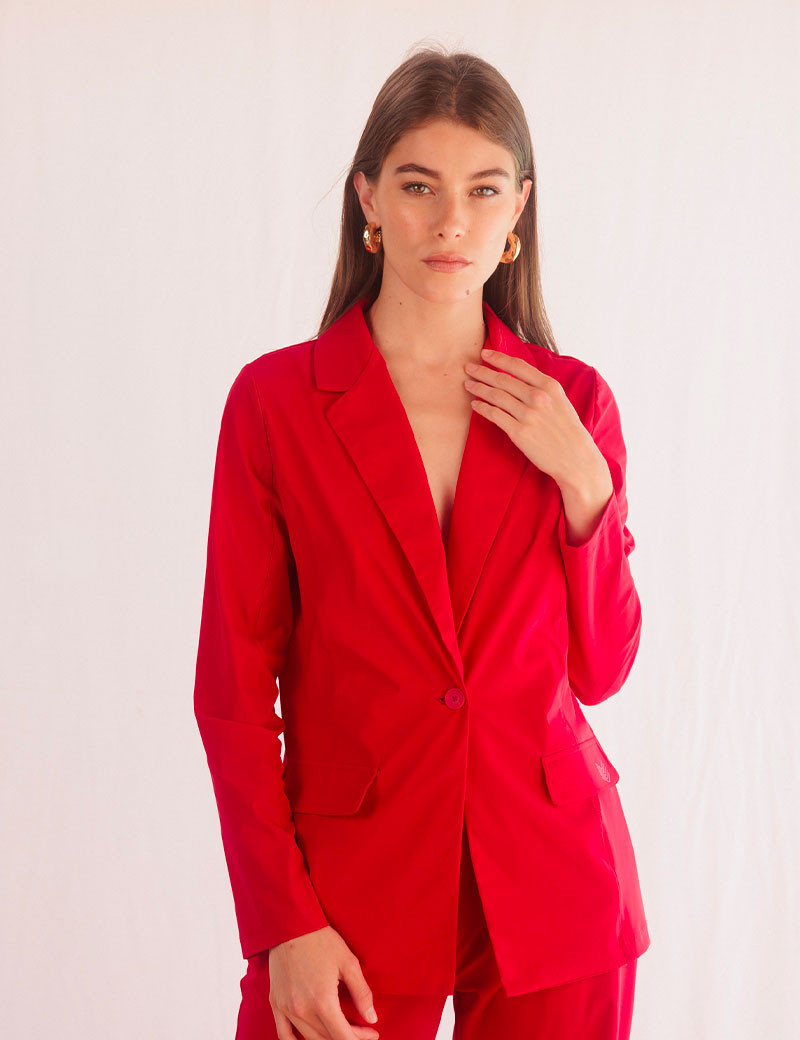 HBT BASICS HYPE | JAGGER VESTE ROUGE