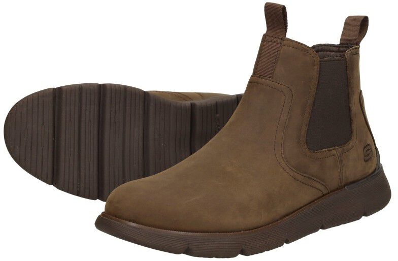 Skechers Enkellaarzen donkerbruin