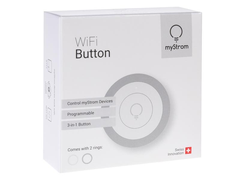 myStrom WLAN-Wandsender WiFi Button WLAN Sender, WLAN Wands IFTTT kompatibler WLAN-Button