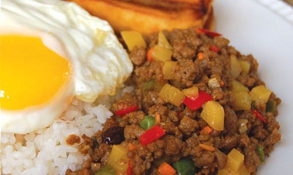 Beef Arroz Ala Cubana: rundvlees met rijst in Filipijnse stijl
