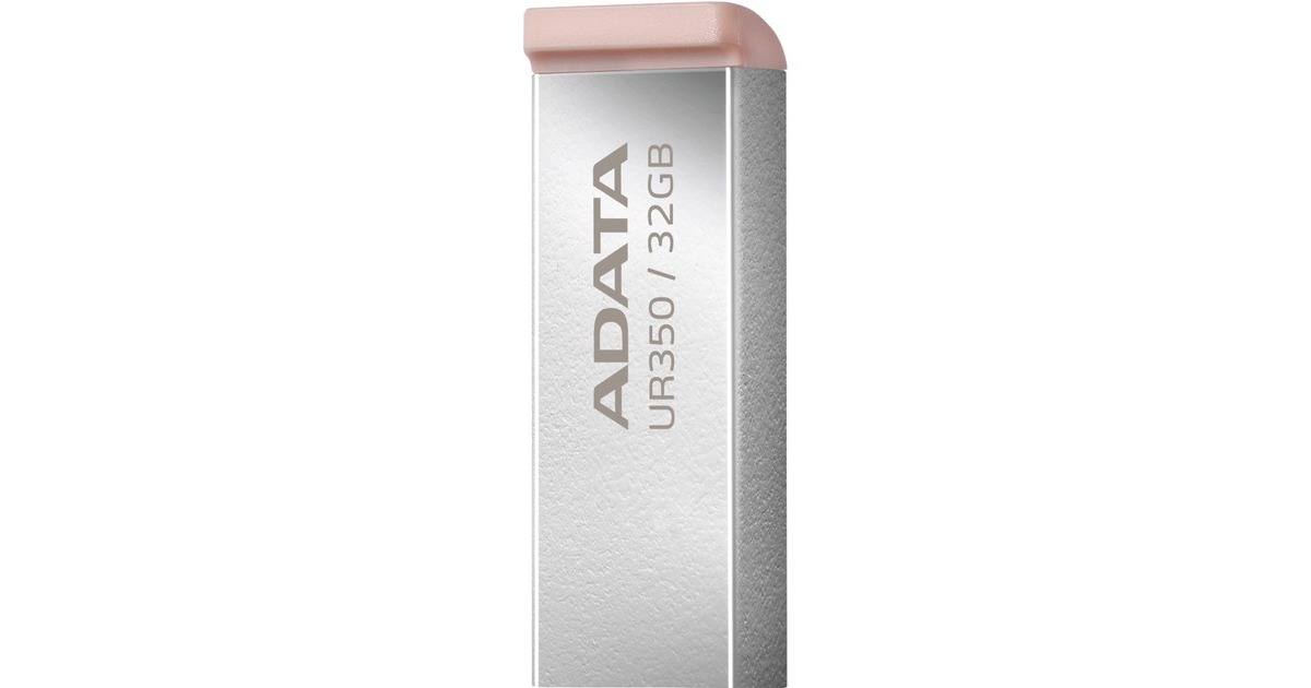 ADATAUR350 32 GB usb-stick  (nikkel/bruin, USB-A 3.2 Gen 1 (5 Gbit/s))