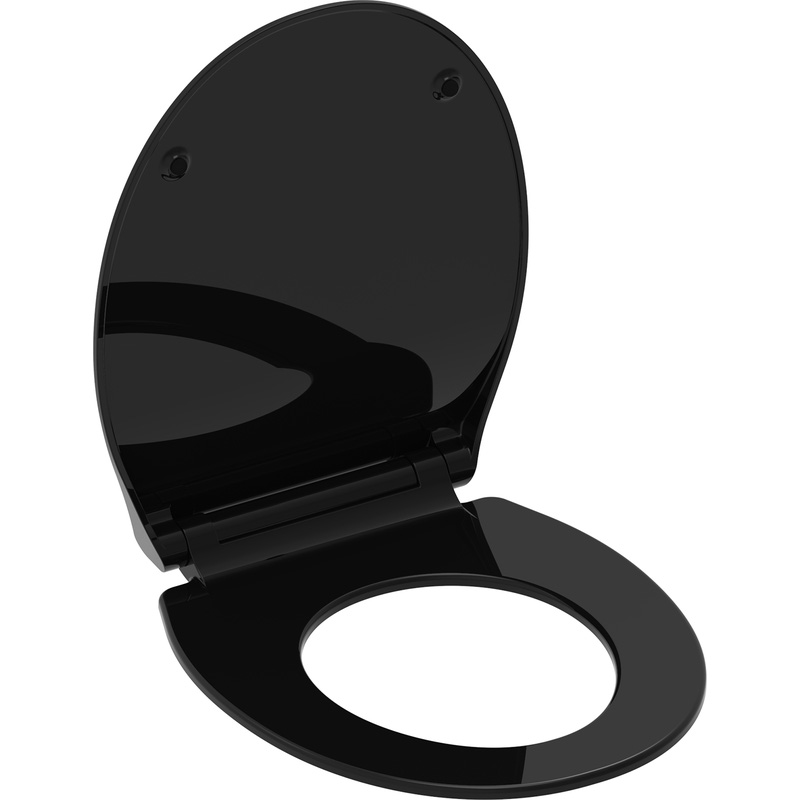 Schütte Duroplast wc-bril zwart