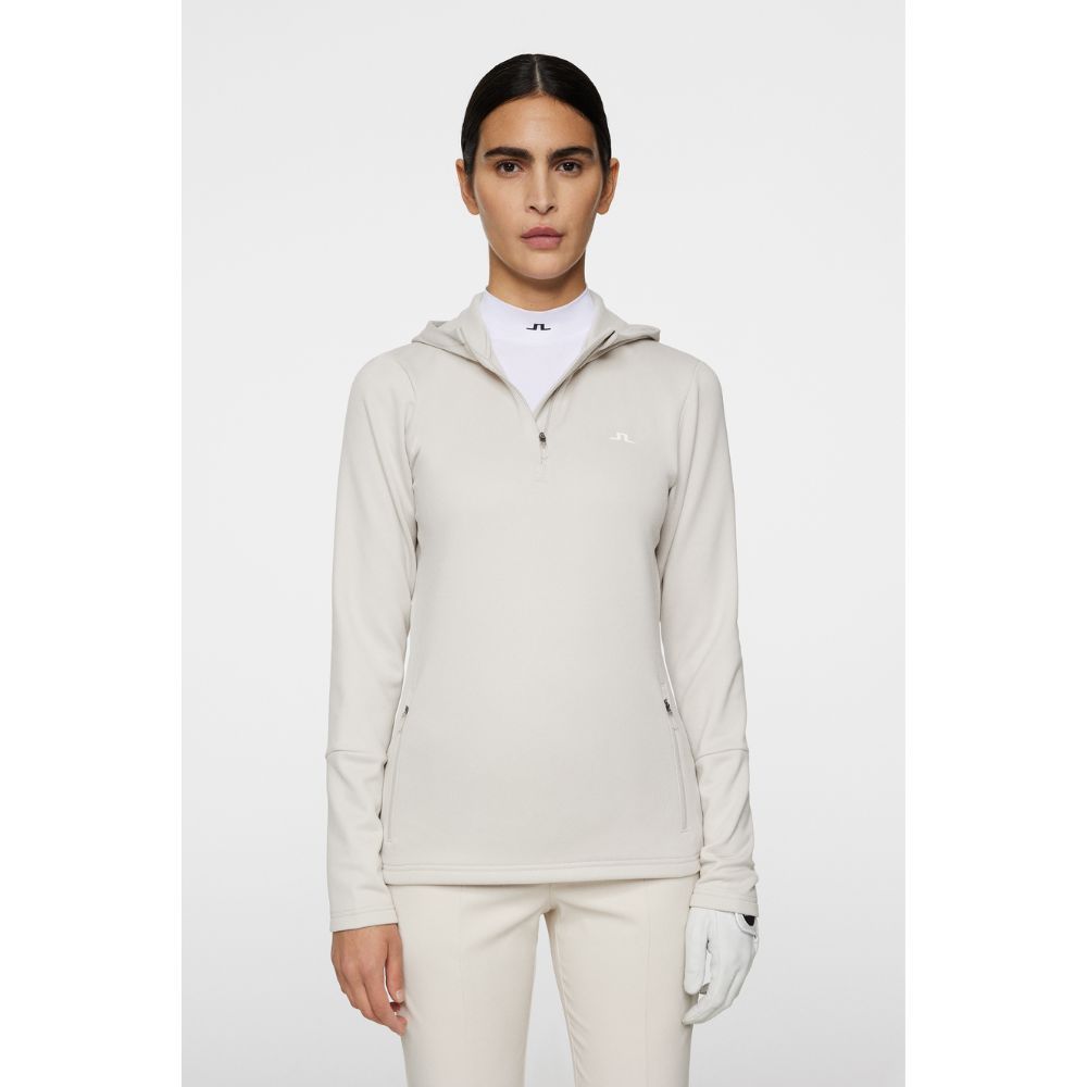 Aerial Quarter Zip Hettegenser Dame Moonbeam