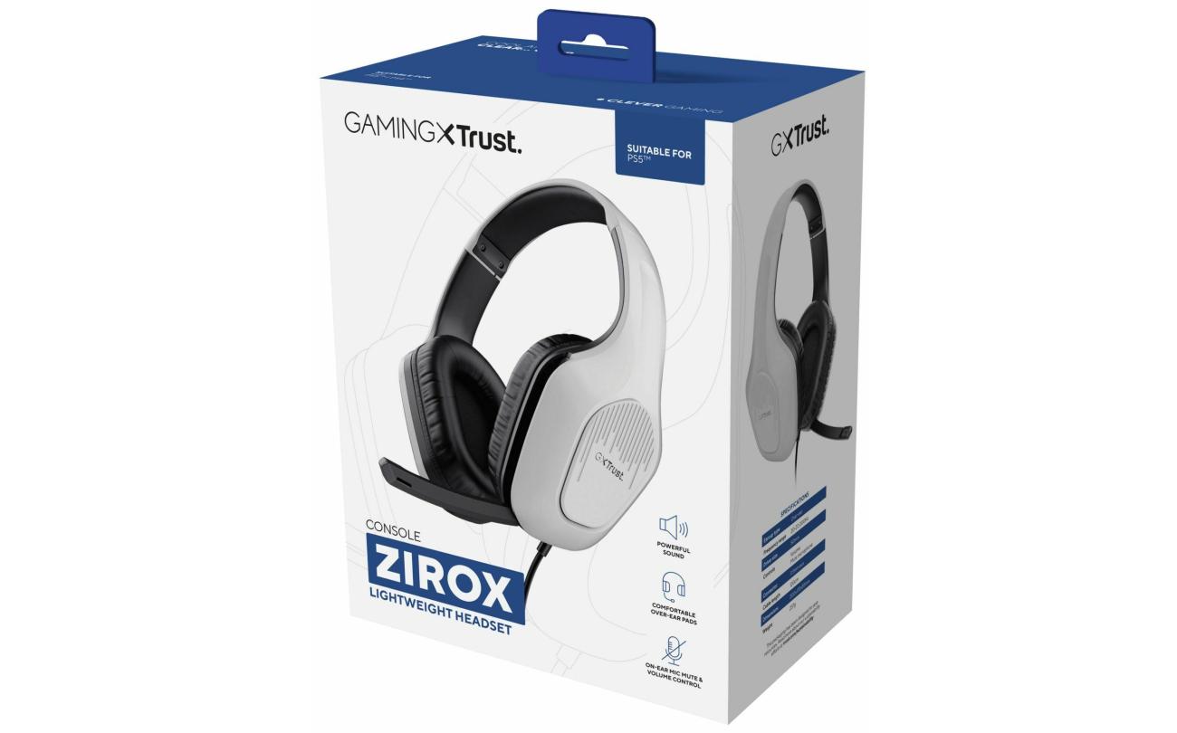 PS5 Trust GXT415PS Zirox Headset Wit
