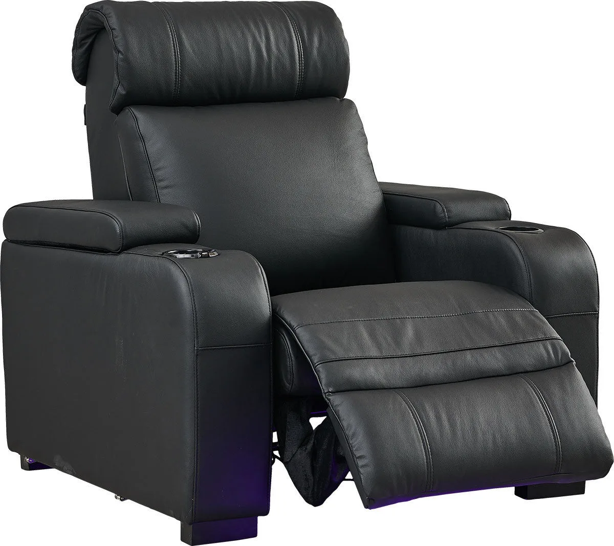 Lumene Hollywood Luxury III, 1 place, plein cuir Fauteuils cinéma