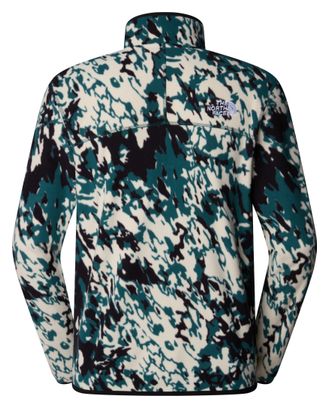 Polaire Imprimée Homme The North Face 100 Glacier 1/4 Zip Noir