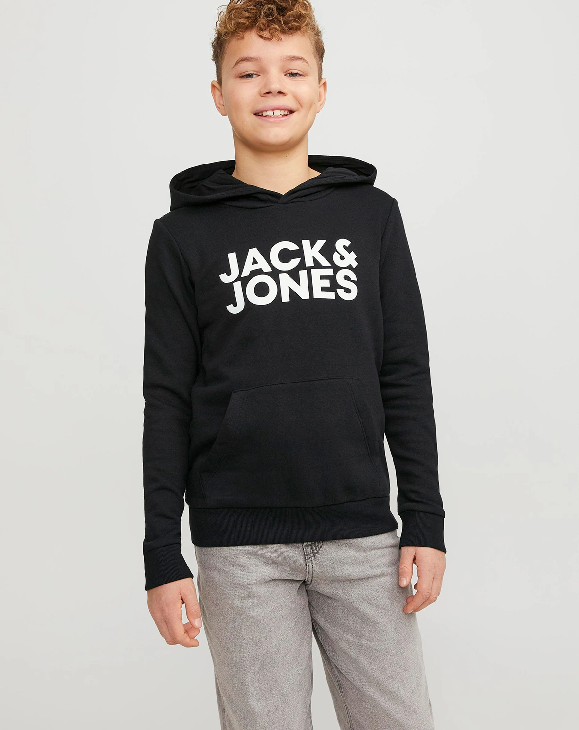 Kapuzen-Sweatshirt JJECORP LOGO in black