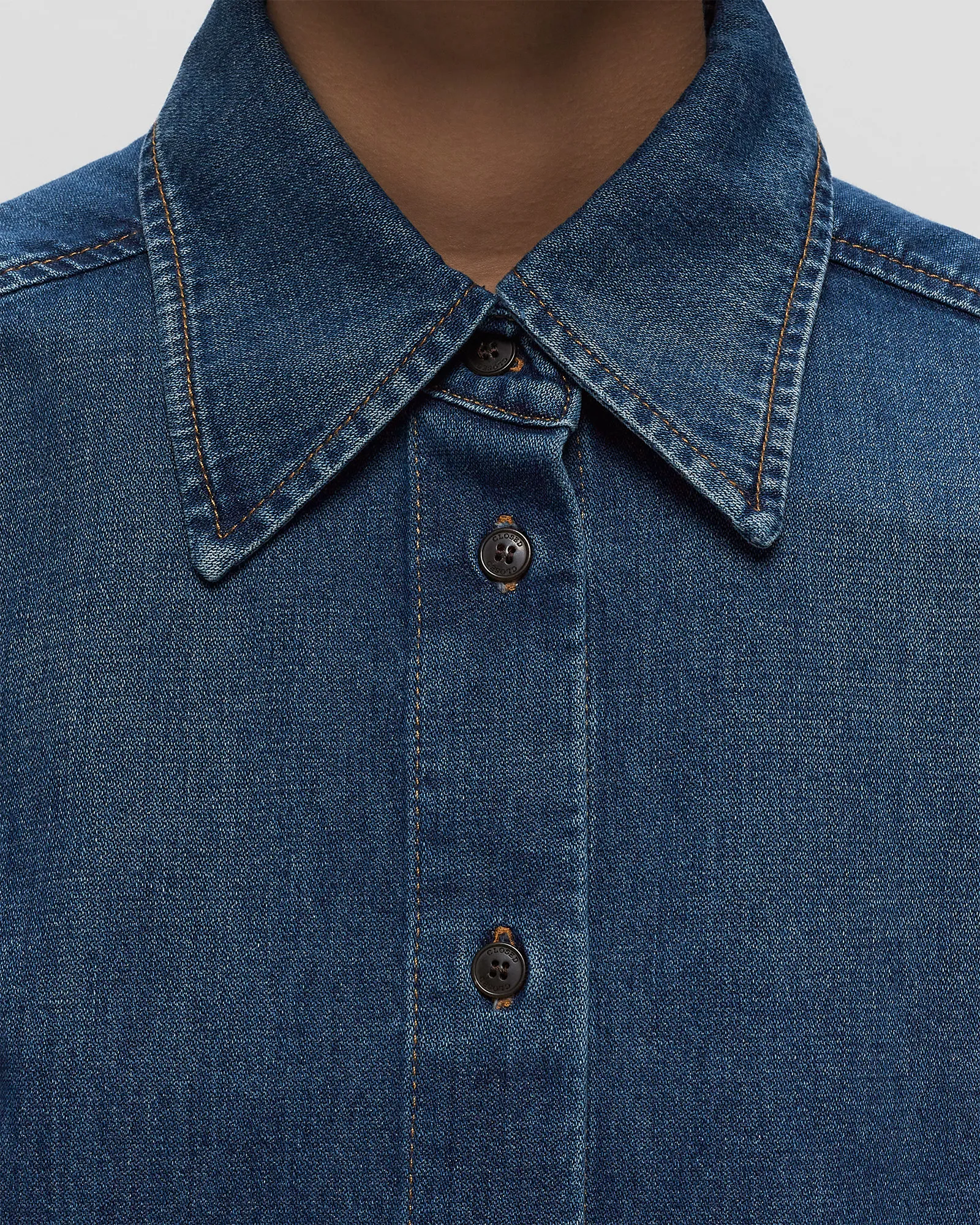 CLOSED BOXY LONGE SLEEVE SHIRT